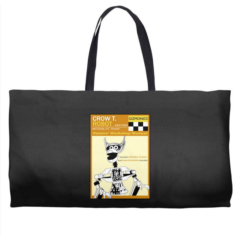 Crow T. Robot Owners Manual Weekender Totes | Artistshot