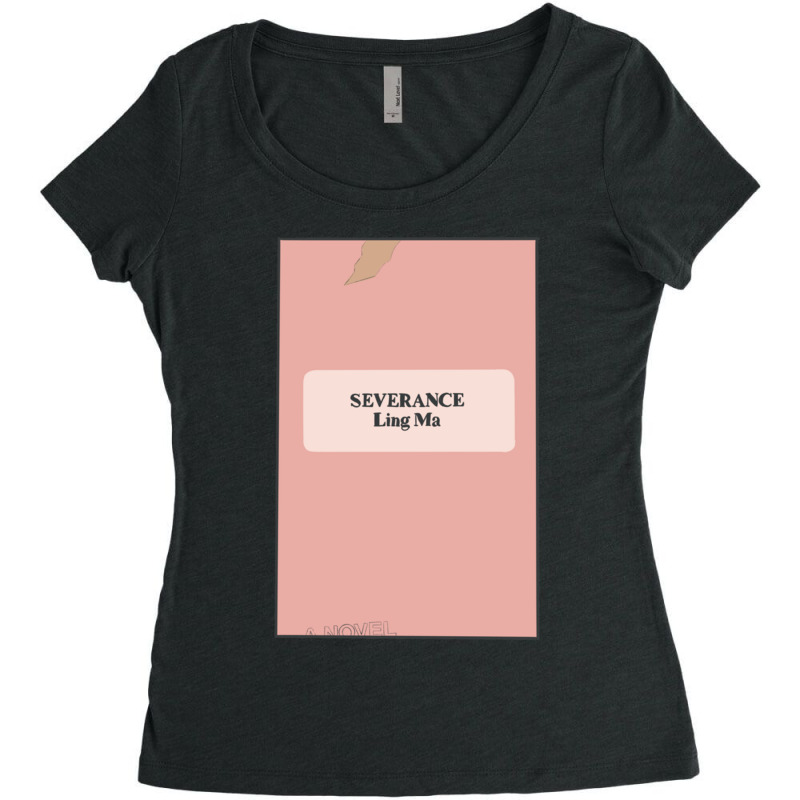 Severance Book Cover Women's Triblend Scoop T-shirt by cm-arts | Artistshot