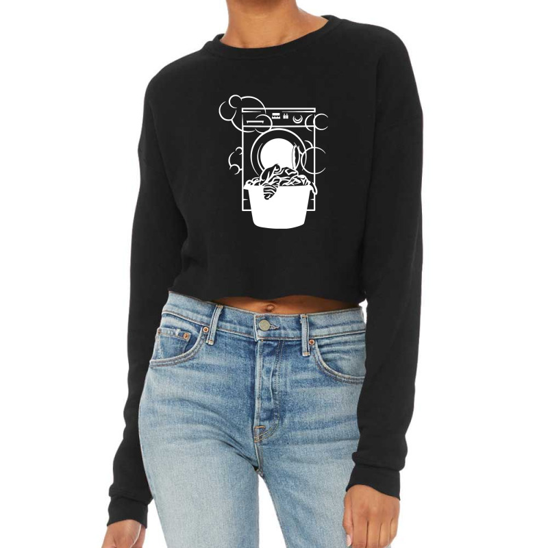 Washing Machine Cropped Sweater by cosmicskulles | Artistshot