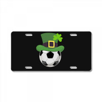 St Patricks Day Soccer Shamrock License Plate | Artistshot