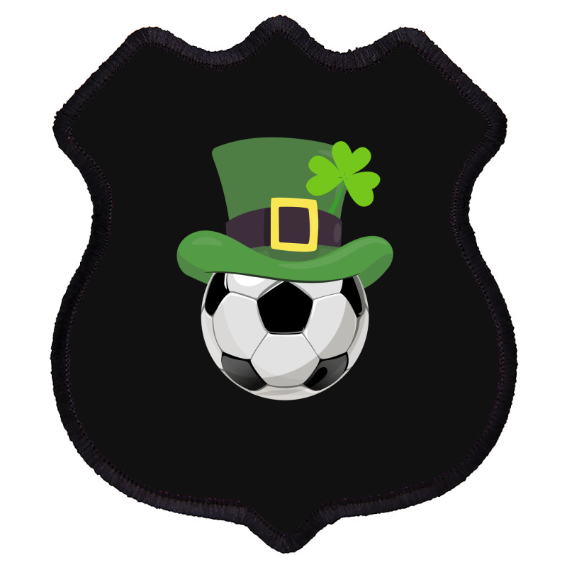 St Patricks Day Soccer Shamrock Shield Patch | Artistshot