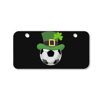 St Patricks Day Soccer Shamrock Bicycle License Plate | Artistshot