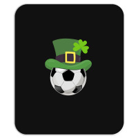 St Patricks Day Soccer Shamrock Mousepad | Artistshot