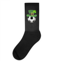 St Patricks Day Soccer Shamrock Socks | Artistshot