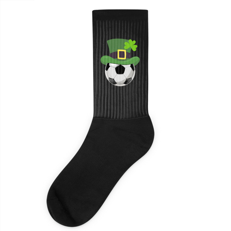 St Patricks Day Soccer Shamrock Socks | Artistshot