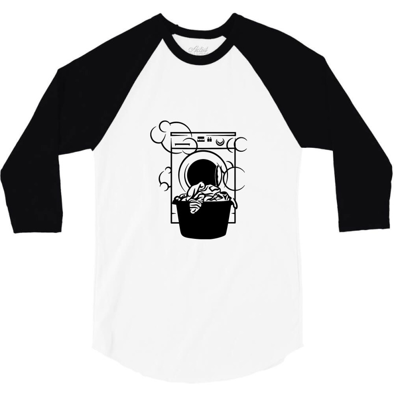 Washing Machine 3/4 Sleeve Shirt by cosmicskulles | Artistshot