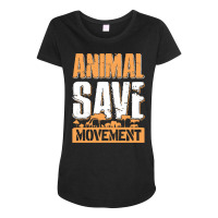 Save Animals T  Shirt Animals Save Movement Shelter Love Pets Animal Q Maternity Scoop Neck T-shirt | Artistshot