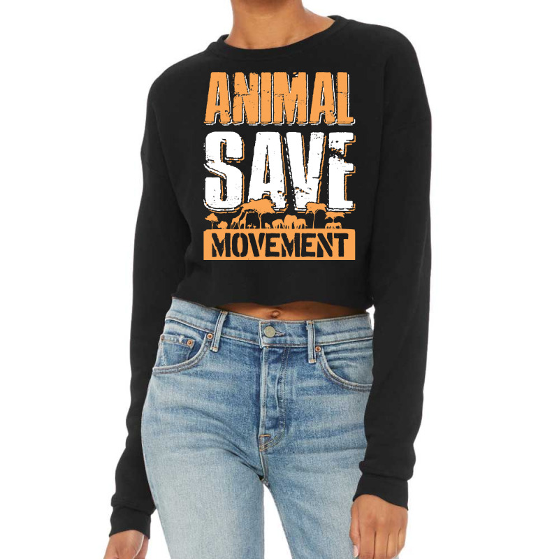 Save Animals T  Shirt Animals Save Movement Shelter Love Pets Animal Q Cropped Sweater by pintailminnow | Artistshot