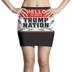 Hello my name is trum nation Mini Skirts | Artistshot