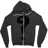 The Riddler Question Mark Zipper Hoodie | Artistshot