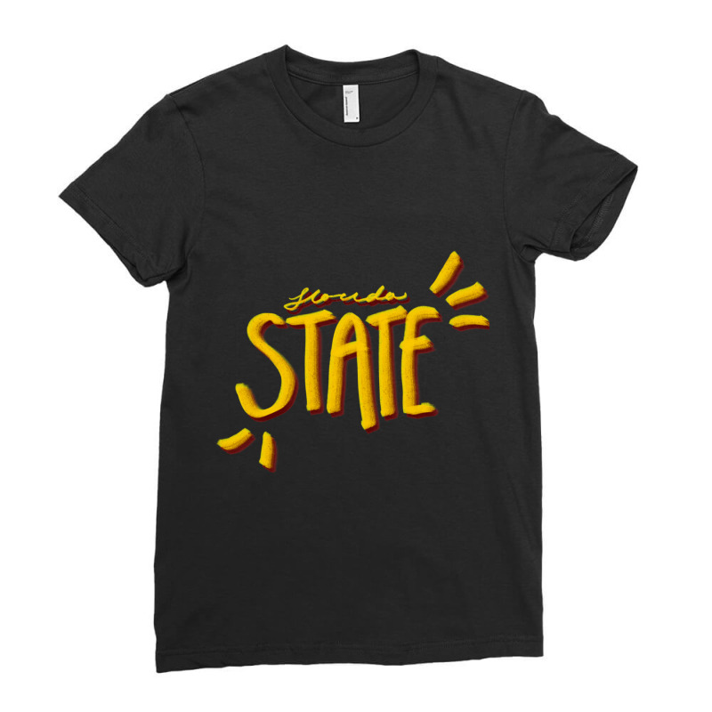 Florida State Ladies Fitted T-Shirt by RHONDAHARRISON | Artistshot