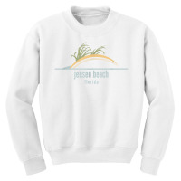 Florida Beach Souvenir   Jensen Beach T Shirt Youth Sweatshirt | Artistshot