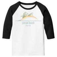 Florida Beach Souvenir   Jensen Beach T Shirt Youth 3/4 Sleeve | Artistshot