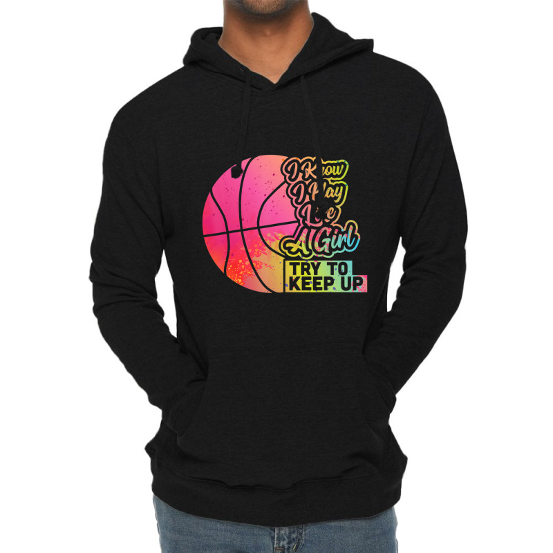 Basketball Women Team Play Like A Girl Basketball Lightweight Hoodie | Artistshot