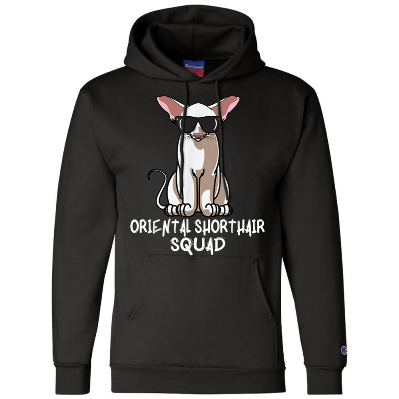 Oriental Shorthair Squad Funny Oriental Shorthair Cat Mom T Shirt Champion Hoodie | Artistshot