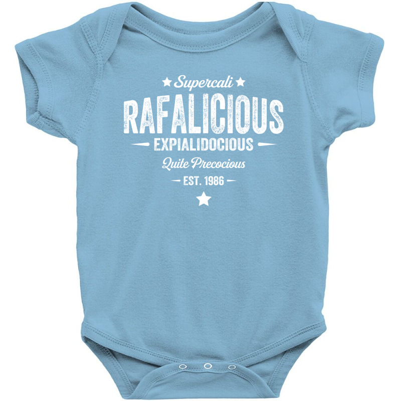 Rafalicious Baby Bodysuit by tshiart | Artistshot