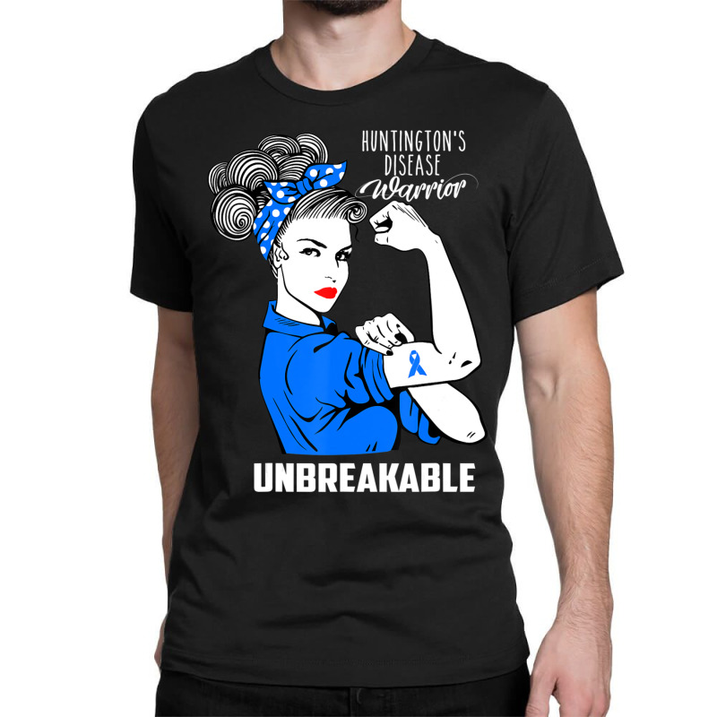 Huntington's Disease Awareness Unbreakable Warrior Classic T-shirt | Artistshot