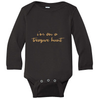 I'm On A Treasure Hunt Outer Banks Treasure Hunt Long Sleeve Baby Bodysuit | Artistshot