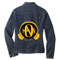 Retro Han Son Fan Design Ladies Denim Jacket | Artistshot