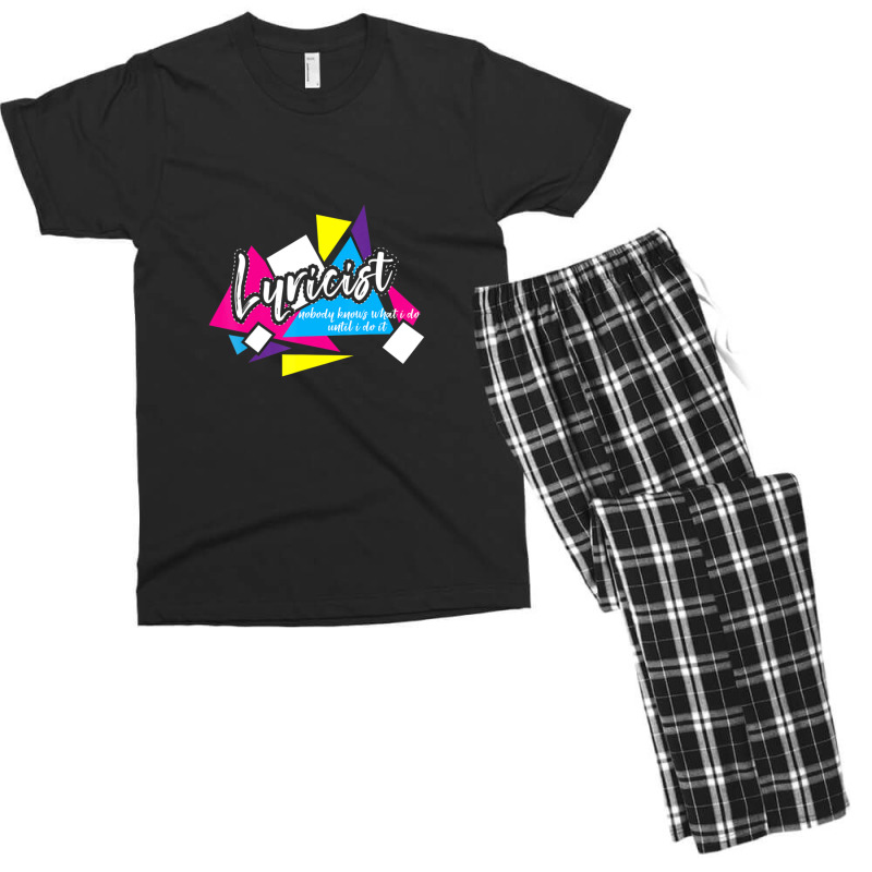 Lyricist Singer Songwriter Song Music And Lyrics Men's T-shirt Pajama Set | Artistshot