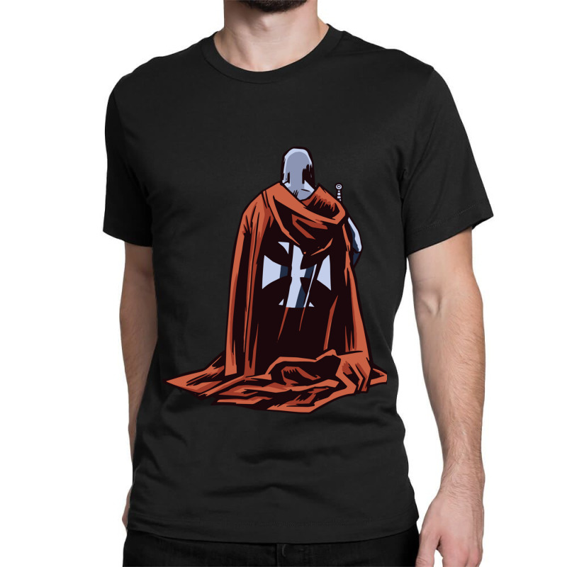 Christian Rosary Crusader, Brave Knight Templar Warrior Classic T-shirt | Artistshot