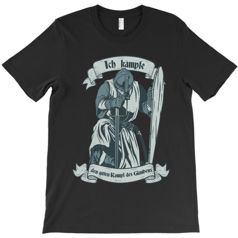 Christian Templar Knight Gift, Brave Rosary Crusader Warrior T-shirt | Artistshot