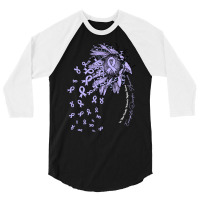 Eosinophilic Disorders Survivor T  Shirt Eosinophilic Disorders Awaren 3/4 Sleeve Shirt | Artistshot