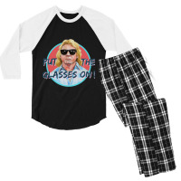 Put On The Glasses! Men's 3/4 Sleeve Pajama Set | Artistshot