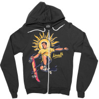 Skateboard Trick Airwalk, Skateboard Trick Airwalk Art, Skateboard Tri Zipper Hoodie | Artistshot