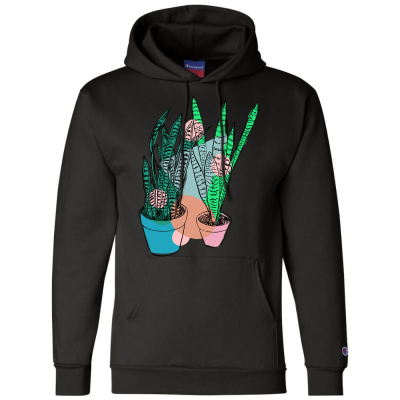 Snake Plant, Snake Plant Art, Snake Plant Painting, Snake Plant Vintag Champion Hoodie | Artistshot