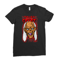 Tales Crypt, The Tales Crypt, Crypt Keeper, Headshot, Tales Crypt Art, Ladies Fitted T-shirt | Artistshot