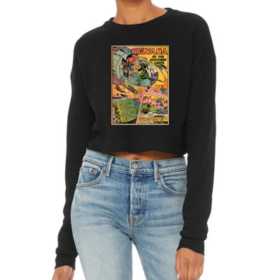 Women Best Comic Cropped Sweater Designed By Juna Wiliam