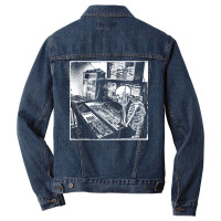 Electronic Music Synthesizer Techno Music Dj Producer T Shirt Men Denim Jacket | Artistshot