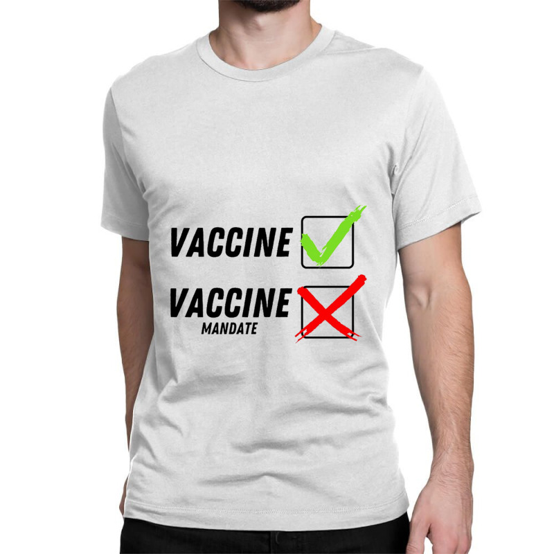 Stop The Vaccine Mandate Classic T-shirt by Lydiakloppe | Artistshot