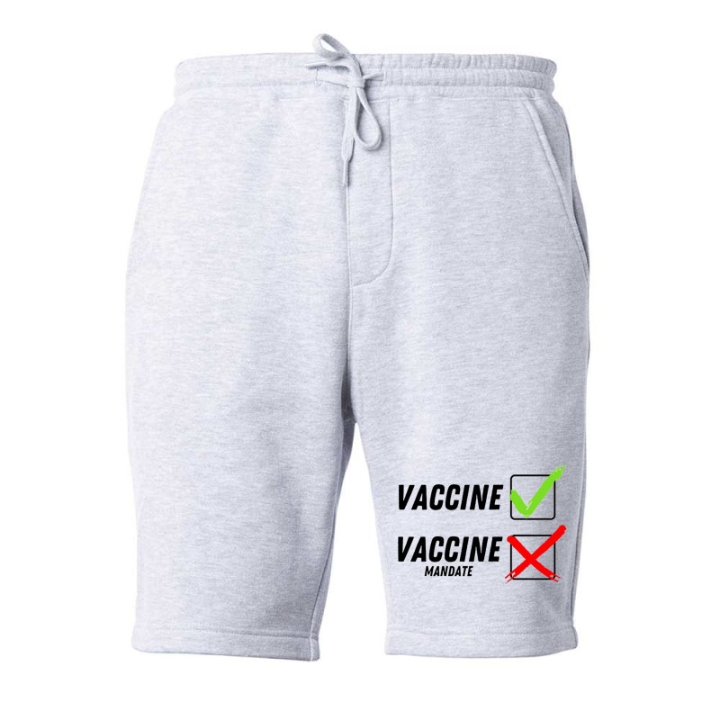 Stop The Vaccine Mandate Fleece Short by Lydiakloppe | Artistshot