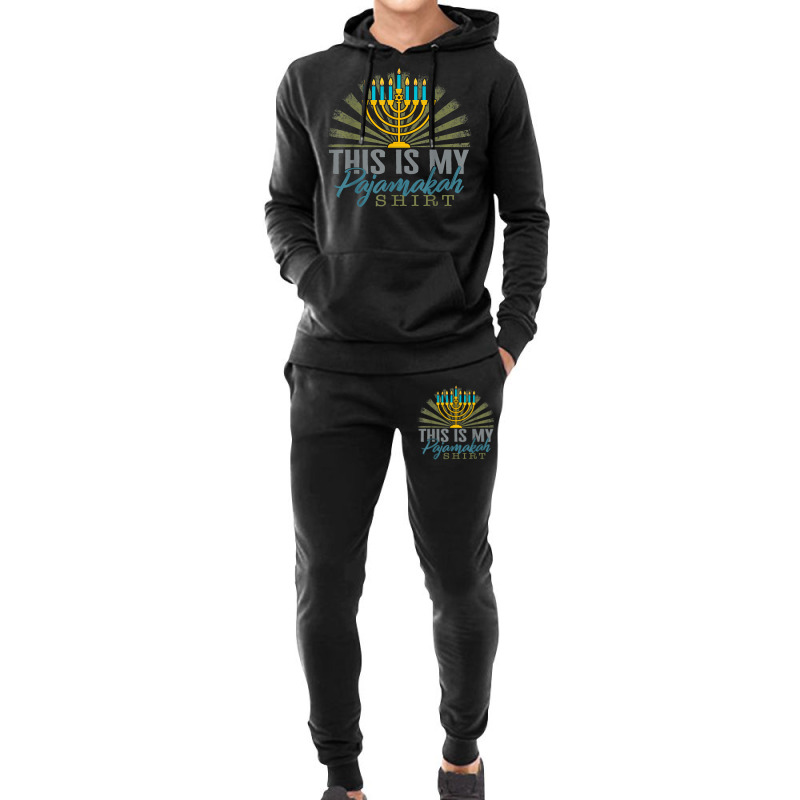 Hanukkah Thus Is My Pajamakah Hanukkah Pajama Jewish Holiday T Shirt Hoodie & Jogger Set | Artistshot