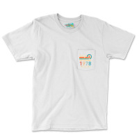 Vintage September 1978 44th Birthday Gifts T Shirt Pocket T-shirt | Artistshot