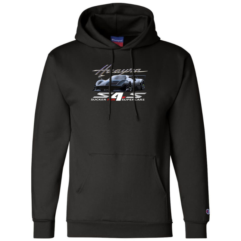 Pagani Huayra Supercar Products Champion Hoodie by RickyRamshur | Artistshot