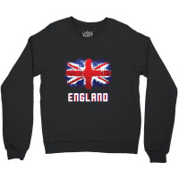 I Love England British English Union Jack Flag   Britain Crewneck Sweatshirt | Artistshot