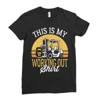 Funny Working Out Forklift Operator Ladies Fitted T-shirt | Artistshot