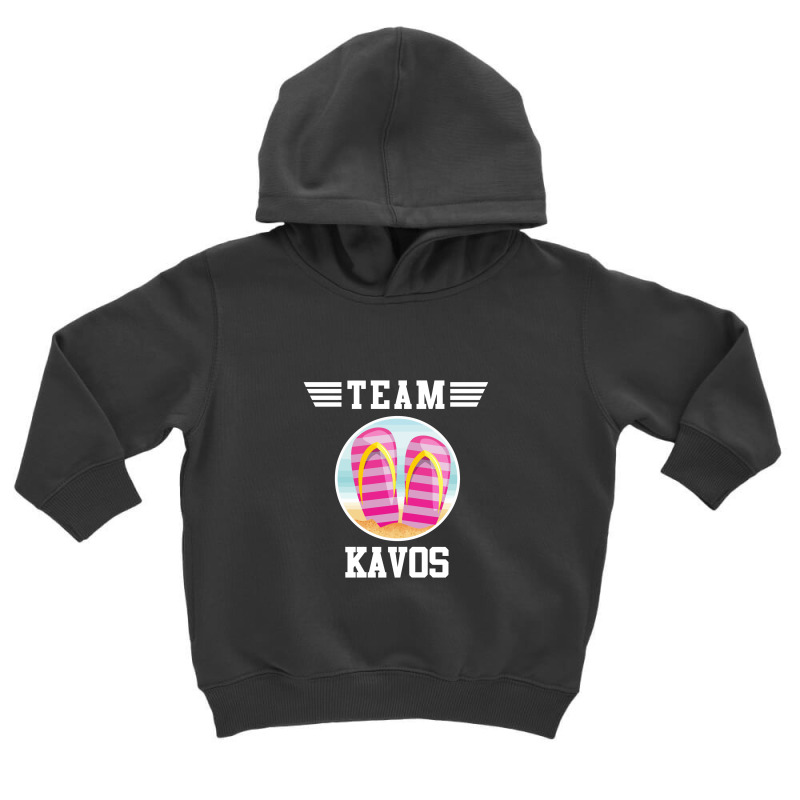 Team Kavos Flip Flops Toddler Hoodie | Artistshot