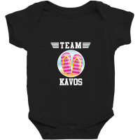 Team Kavos Flip Flops Baby Bodysuit | Artistshot