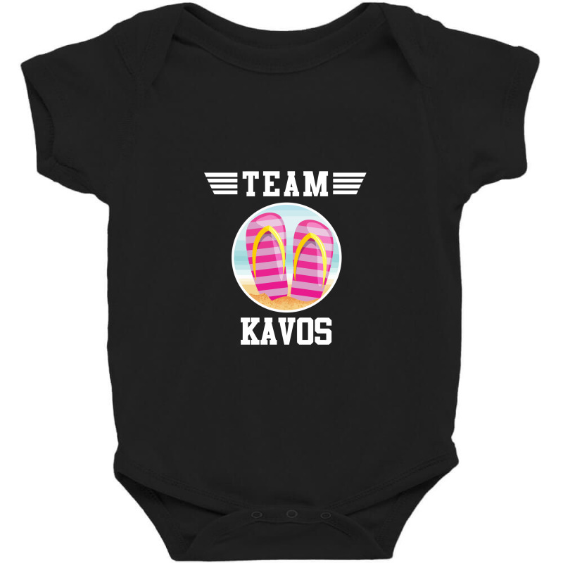 Team Kavos Flip Flops Baby Bodysuit | Artistshot