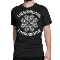 Womens Shenanigans Coordinator Funny St. Patrick's Day Costume V Neck Classic T-shirt | Artistshot