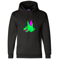 Neon Rabid Zombie Dog 1 Champion Hoodie | Artistshot