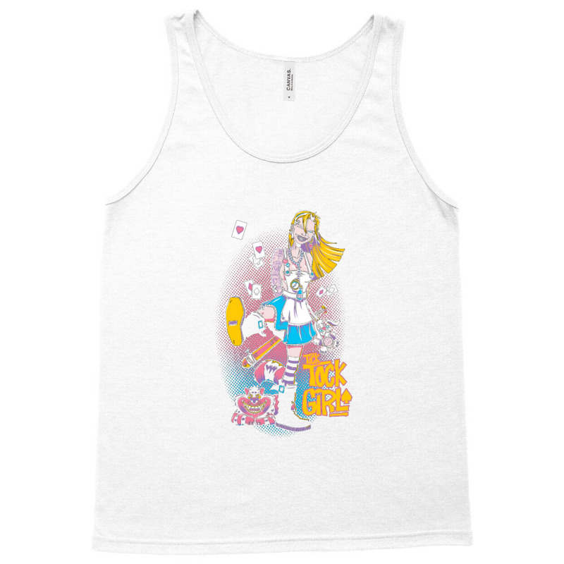 Tick Tock Girl Tank Top by cm-arts | Artistshot