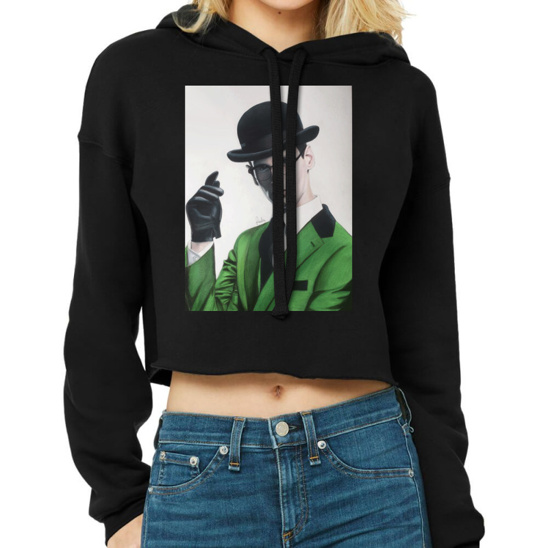 Edward Nygma - Cory Michael Smith Cropped Hoodie by cm-arts | Artistshot