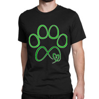 Forever Love Paw Print Heart Puppy Dog Pet T Classic T-shirt | Artistshot