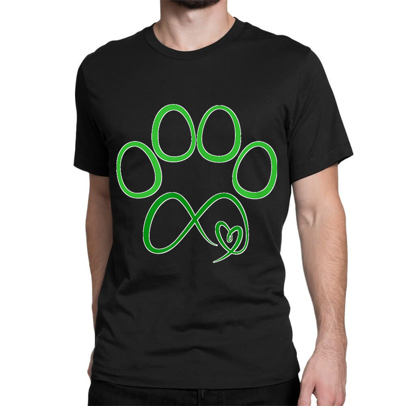 Forever Love Paw Print Heart Puppy Dog Pet T Classic T-shirt | Artistshot