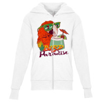 Bird Of Paradise Youth Zipper Hoodie | Artistshot